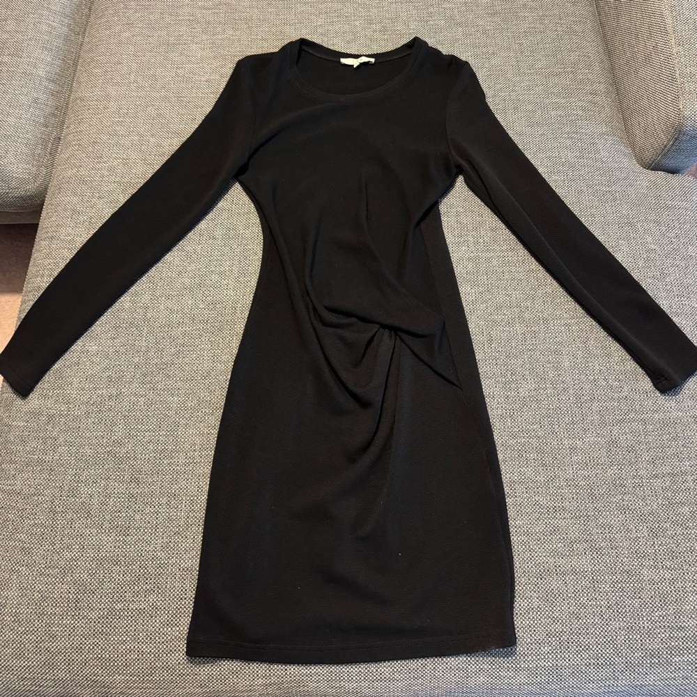 IRO Black Long-Sleeve Dress LBD Bodycon
